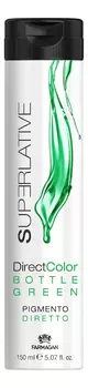 Гель для прямого окрашивания волос без окисления Superlative Direct Color 150мл: Зеленый