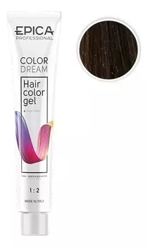 Гель-краска для волос Color Dream 100мл: 6.71 Темно-русый шоколадно-пепельный