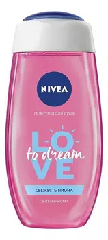 Гель-уход для душа Свежесть пиона 2 в 1 250мл