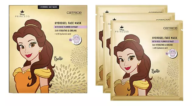 Гидрогелевая маска для лица Disney Princess Belle: Маска 3шт