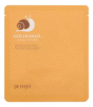 Гидрогелевая маска для лица с золотом и муцином улитки Gold &amp; Snail Hydrogel Mask Pack: Маска 30г