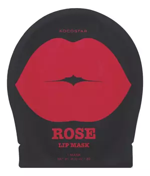 Гидрогелевые патчи для губ с экстрактом розы Rose Lip Mask: Патчи 1шт