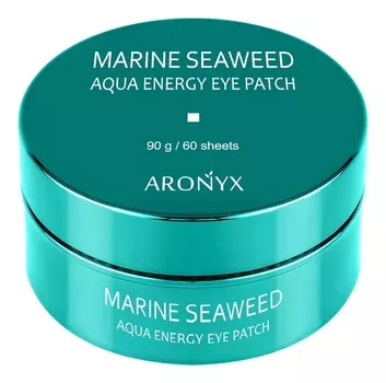 Гидрогелевые патчи для кожи вокруг глаз с экстрактом морских водорослей Aronyx Marine Seaweed Aqua Energy Eye Patch 60шт