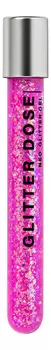 Глиттер на гелевой основе для лица и тела Glitter Dose Gel 7мл: 04 Розовый