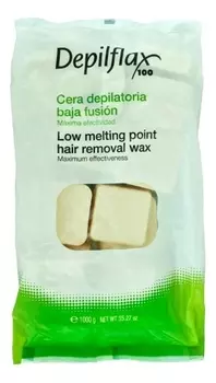 Горячий воск для любого типа кожи плотный Low Melting Point Hair Removal Wax (хлопок): Воск 1000г