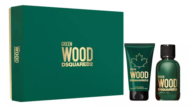 Green Wood: набор (т/вода 100мл + гель д/душа 150мл)