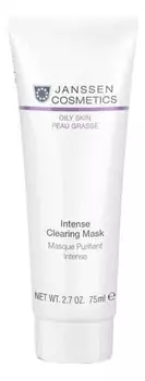 Интенсивно очищающая маска для лица на основе каолина Oily Skin Intense Clearing Mask 75мл