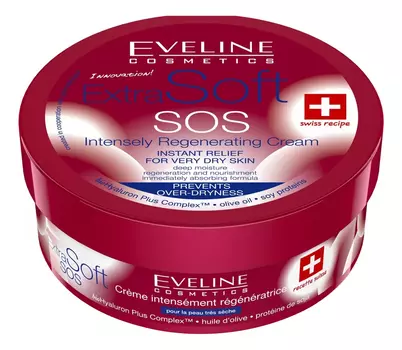 Интенсивно регенерирующий крем для лица SOS Extra Soft 200мл