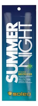 Интенсивный крем-бронзатор для загара в солярии с пеньковым маслом Summer Night Power Bronzer: Крем-бронзатор 15мл
