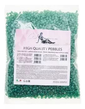 Эластичный пленочный воск для депиляции Хлорофилл High Quality Pebbles: Воск 400г