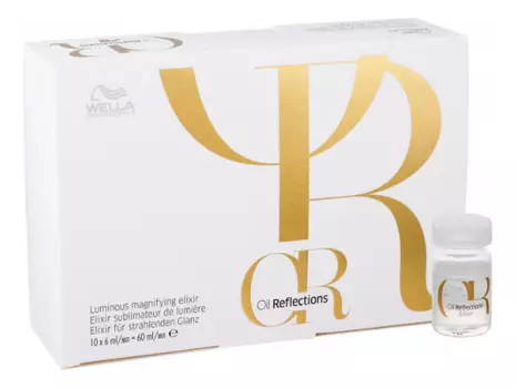 Эссенция для интенсивного блеска волос Oil Reflections Luminous Magnifying Elixir 10*6мл