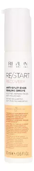 Капли для запечатывания секущихся кончиков Restart Recovery Anti-Split Ends Sealing Drops 50мл