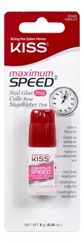 Клей для ногтей супер крепкий Maximum Speed Nail Glue Pink DGBGL03 3г
