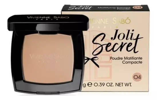 Компактная матирующая пудра для лица Joli Secret Poudre Matifiante Сompacte 11г: No 04