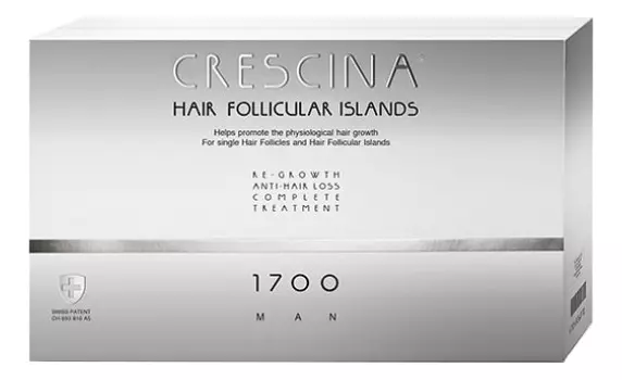 Комплекс для волос HFI 1700 Man Re-Growth Anti-Hair Loss (лосьон для стимуляции роста 20*3,5мл + лосьон против выпадения 20*3,5мл)