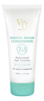 Кондиционер для волос с кератином Keratin Rehab Conditioner 200мл