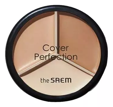 Консилер для лица Cover Perfection Triple Pot Concealer 2*4,5г/4,1г: 02 Contour Beige