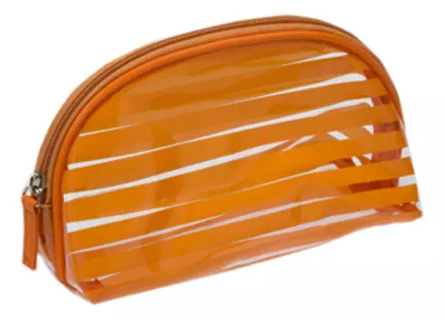 Косметичка Beauty Пляжный фрукт 19х8,5х11,5см (с оранжевыми полосами)