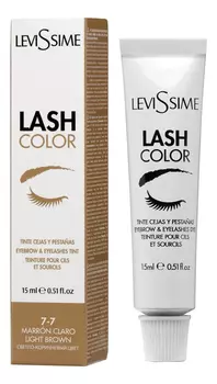 Краска для бровей и ресниц Lash Color 15мл: 7.7 Светло-коричневый