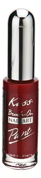Краска для дизайна ногтей Nail Paint 7,5мл: Red PA04
