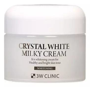 Крем для лица осветляющий на основе молока Crystal White Milky Cream 50г