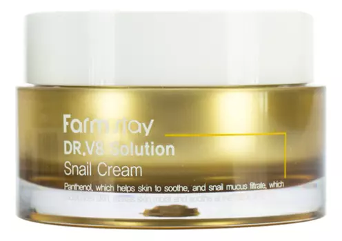 Крем для лица с муцином улитки Dr.V8 Solution Snail Cream 50мл