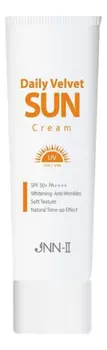 Крем для лица солнцезащитный JNN-II Daily Velvet Suncream SPF50+ PA++++ 50г