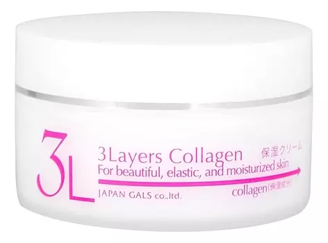 Крем для лица увлажняющий 3 Layers Collagen 60г