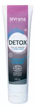 Крем для умывания с сажей дуба Detox Cleansing Cream Charcoal Powder 100мл
