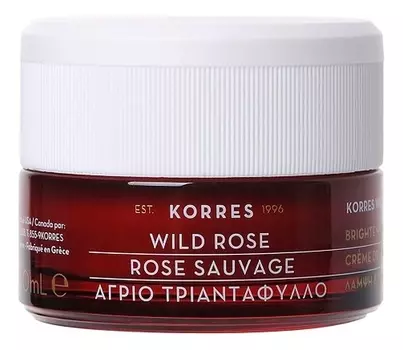 Крем дневной увлажняющий для ровного тона и коррекции первых морщин Wild Rose Brightening &amp; First Wrinkles Day Cream 40мл