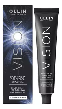 Крем-краска для бровей и ресниц Vision Color Cream 20мл: Иссиня-черный