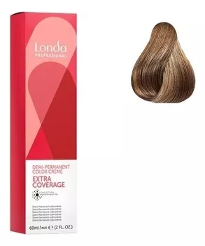 Крем-краска для интенсивного тонирования волос Extra Coverage 60мл: 8/07 Светлый блонд натурально-коричневый