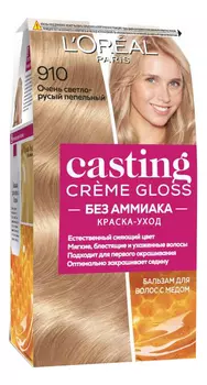 Крем-краска для волос Casting Creme Gloss: 910 Очень светло-русый пепельный