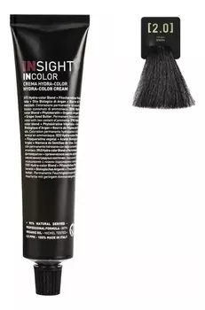 Крем-краска для волос с фитокератином Incolor Crema Colorante 100мл: 2.0 Брюнет