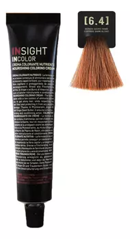 Крем-краска для волос с фитокератином Incolor Crema Colorante 100мл: 6.4 Медный темный блондин