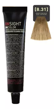 Крем-краска для волос с фитокератином Incolor Crema Colorante 100мл: 8.31 Бежевый светлый блондин
