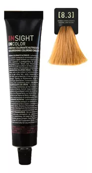 Крем-краска для волос с фитокератином Incolor Crema Colorante 100мл: 8.3 Золотистый светлый блондин