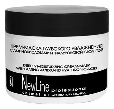 Крем-маска для лица с аминокислотами и гиалуроновой кислотой Deeply Moisturizing Cream-Mask With Amino Acids And Hyaluronic Acid 300мл
