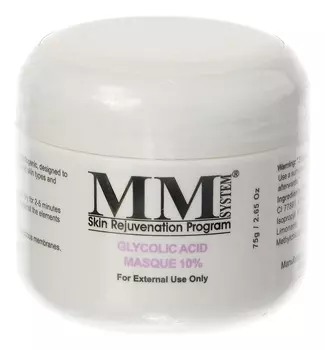 Крем-маска для лица с гликолевой кислотой Glycolic Acid Masque 10% 75г