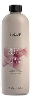 Крем-окислитель для волос 28V 8,4% Color Developer Oxydant Cream: Крем-окислитель 1000мл