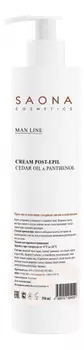 Крем после депиляции с кедровым маслом Man Line Cream Post-Epil Cedar Oil &amp; Pantehenol 350мл