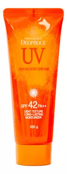 Крем солнцезащитный для лица и тела Premium UV Sun Block Cream SPF42 PA++ 100г