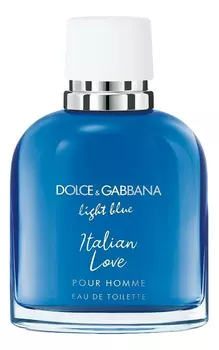 Light Blue Pour Homme Italian Love: туалетная вода 100мл уценка