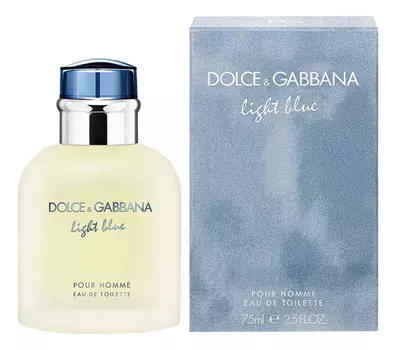 Light Blue pour homme: туалетная вода 75мл