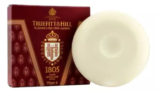 Люкс-мыло для бритья запасной блок для деревянной чаши 1805 Luxury Shaving Soap 99г