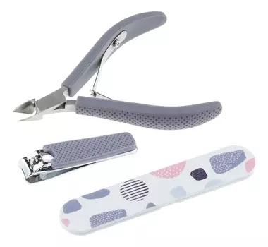 Маникюрный набор Beauty NAB-3 (пилка + кусачки + книпсер)