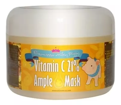 Маска для лица с витамином С разогревающая Milky Piggy Vitamin C 21% Ample Mask 100г