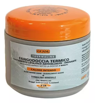 Маска для массажа с микрокристаллами Турмалина Tourmaline Fangodoccia Termico: Маска 500г