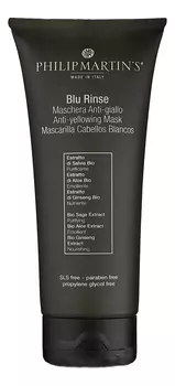 Маска нейтрализующая желтизну волос Blu Rinse Anti-Yellowing Mask: Маска 200мл