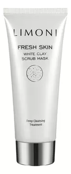Маска-скраб для лица с белой глиной Fresh Skin White Clay Scrub Mask 100мл